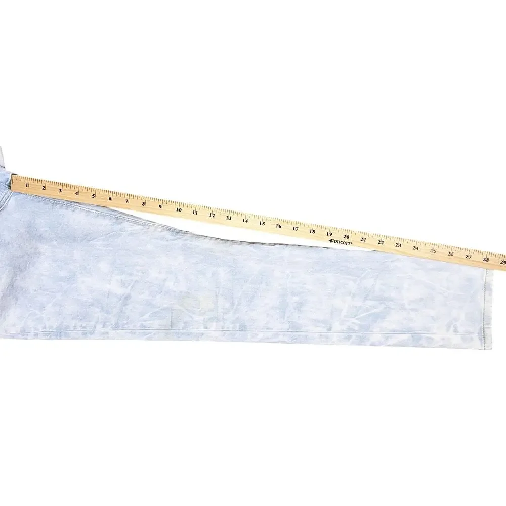 Levi's 501 Button Fly Light Wash Skinny Jeans 25X30